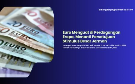Euro Menguat di Perdagangan Eropa, Menanti Persetujuan Stimulus Besar Jerman
