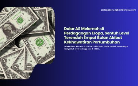 Dolar AS Melemah di Perdagangan Eropa, Sentuh Level Terendah Empat Bulan Akibat Kekhawatiran Pertumbuhan