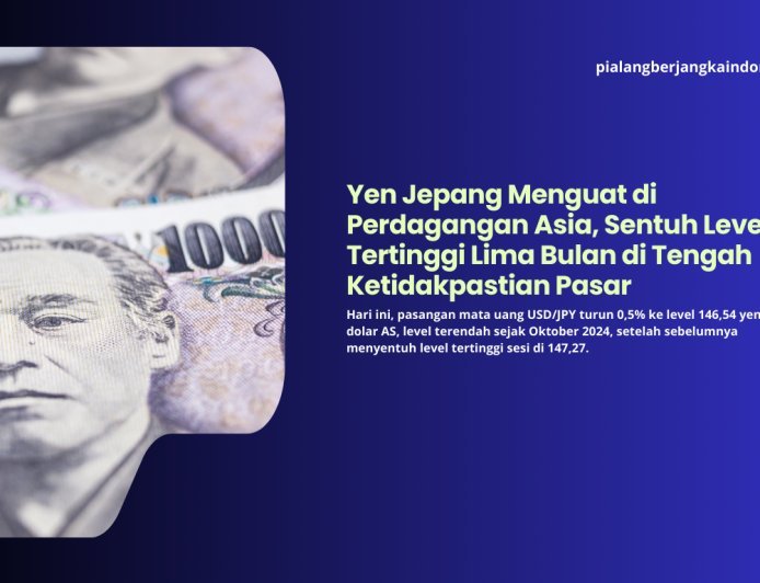 Yen Jepang Menguat di Perdagangan Asia, Sentuh Level Tertinggi Lima Bulan di Tengah Ketidakpastian Pasar